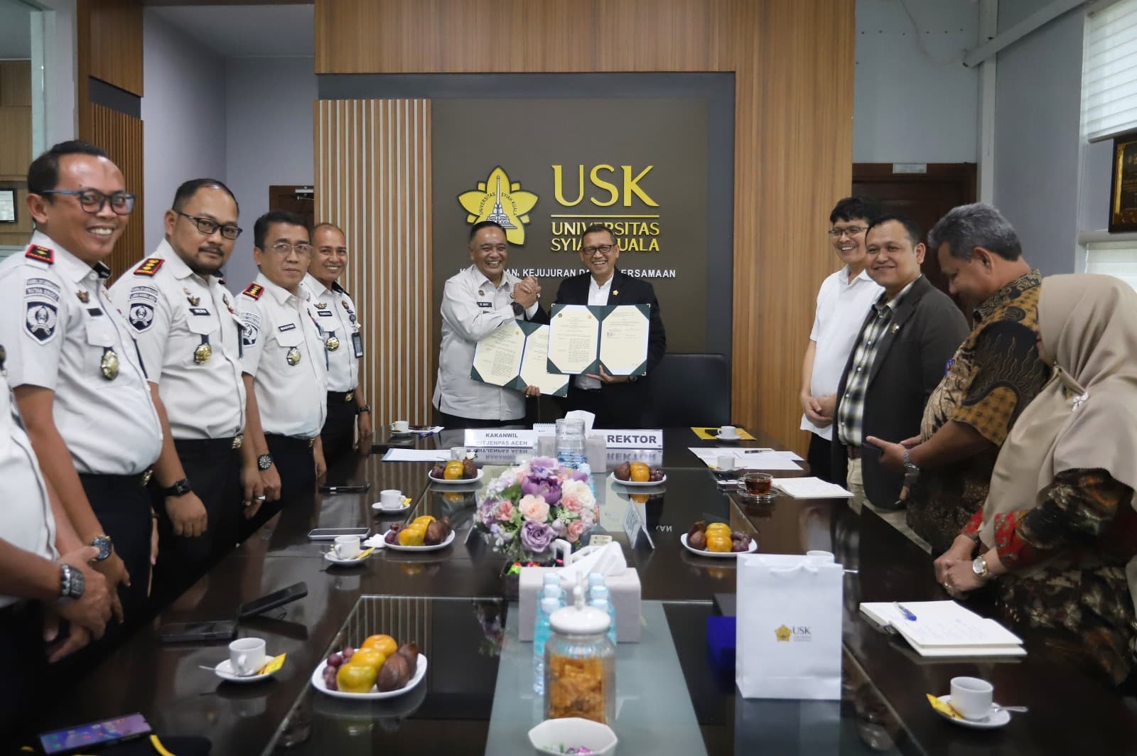 Kanwil Ditjenpas Aceh & USK Sepakati Sinergi Pembinaan Warga Binaan Berbasis Inovasi