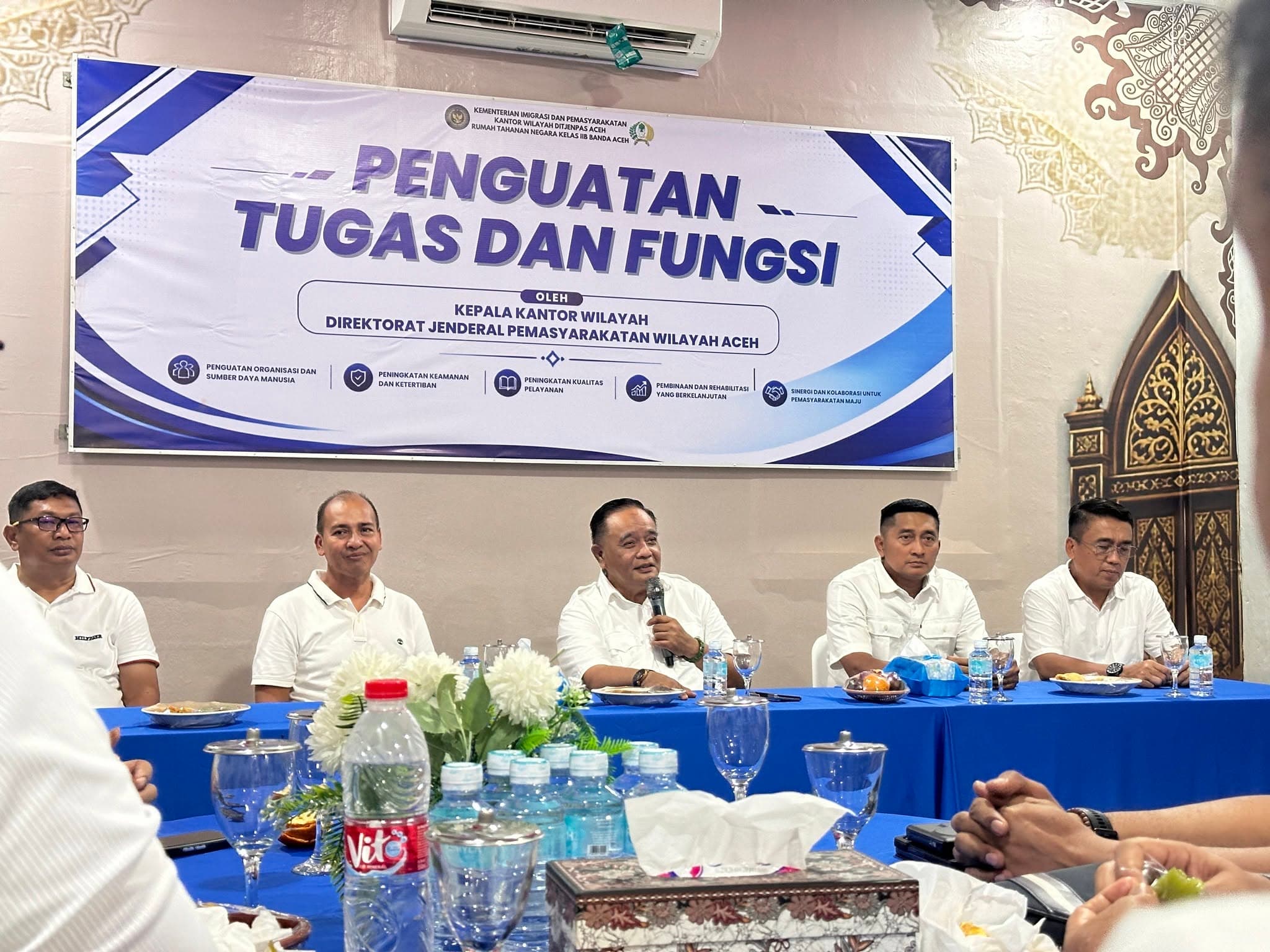 Kakanwil Ditjenpas Aceh Kumpulkan Kepala UPT se-Aceh, Ini Pesan Tegasnya